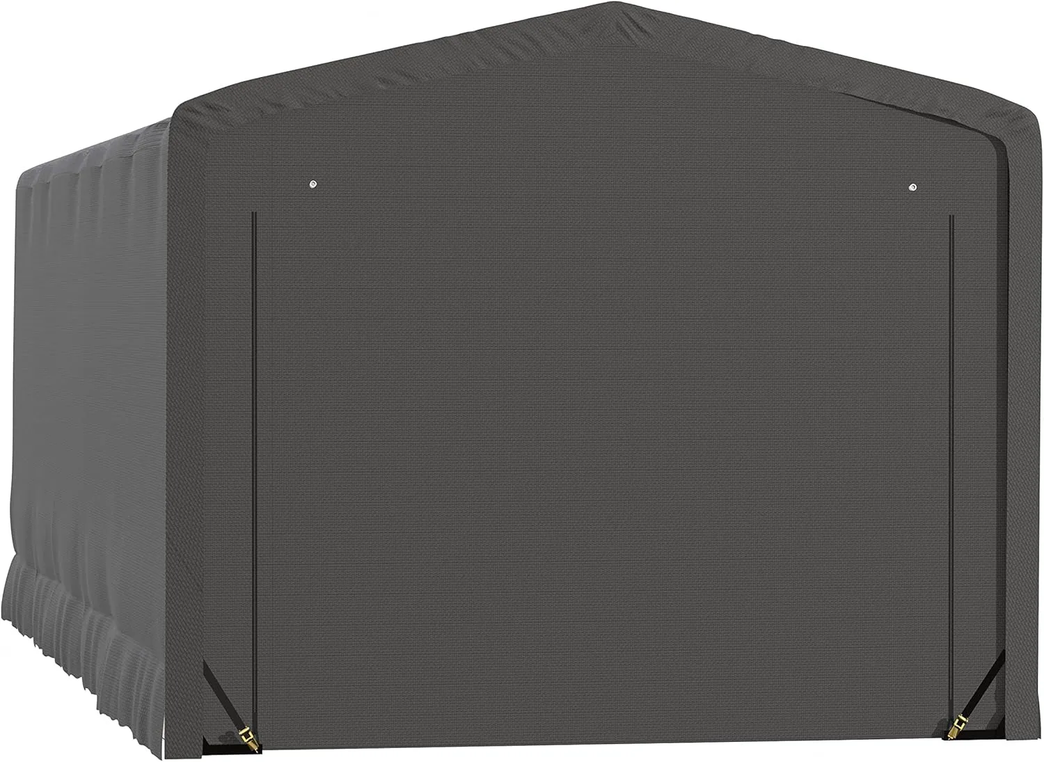 ShelterLogic ShelterTube Garage & Storage Shelter, 12' x 27' x 10' Heavy-Duty Steel Frame Wind and Snow-Load Rated Enclosure, Gray