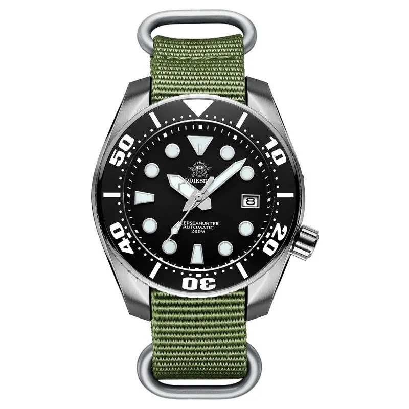 Shi Automatic Luminous Steel Watch