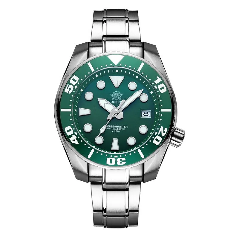 Shi Automatic Luminous Steel Watch