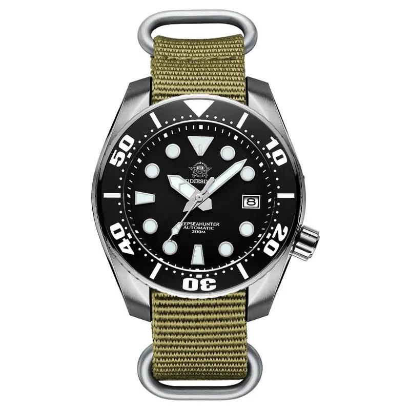 Shi Automatic Luminous Steel Watch