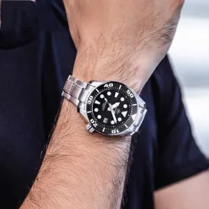 Shi Automatic Luminous Steel Watch