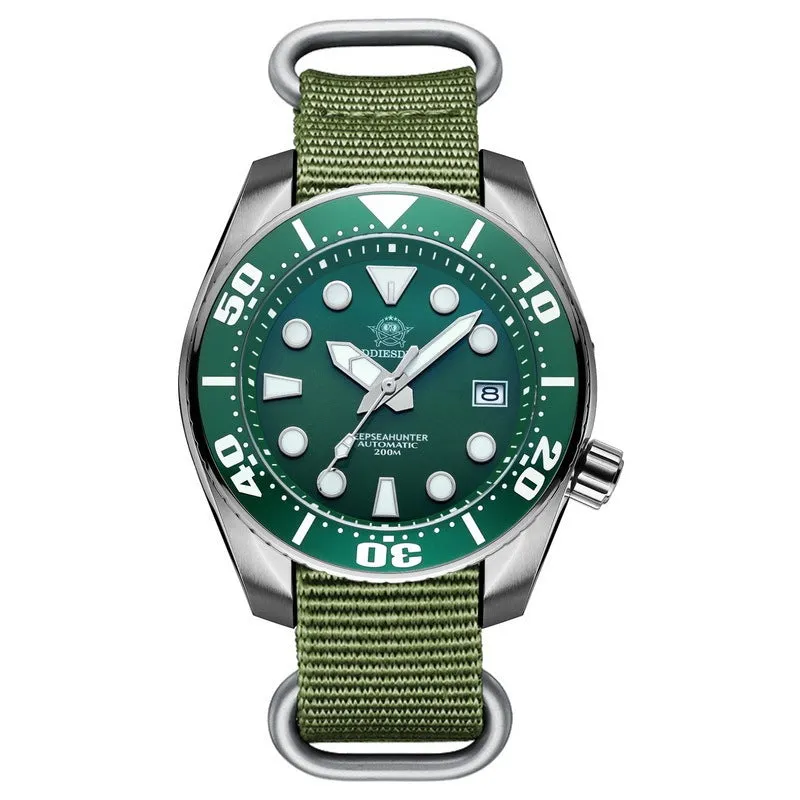 Shi Automatic Luminous Steel Watch