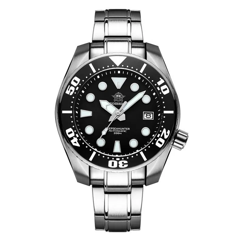 Shi Automatic Luminous Steel Watch