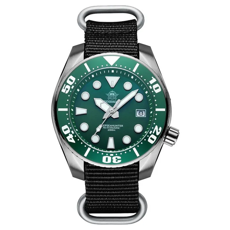 Shi Automatic Luminous Steel Watch