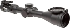 SIG SAUER WHISKEY4 2.5-10X42mm 30mm Tube F2 / Second Focal Plane Riflescope - Durable Lightweight Precise Waterproof Fogproof Black Hunting Rifle Scope - Flip-Back Lens Caps & Throw Lever Included