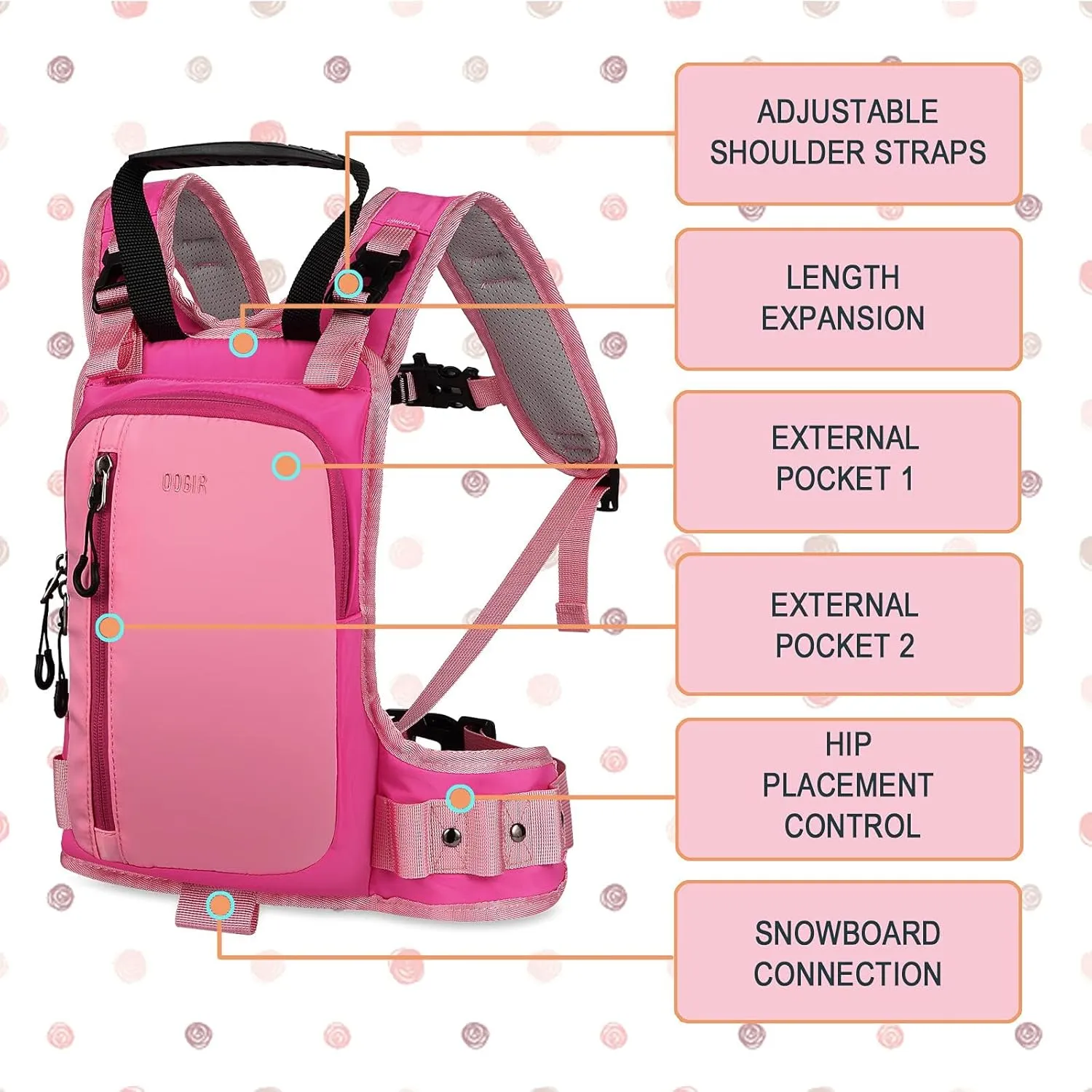 Ski Harness for Kids: Adjustable Kids Ski Harness with Training Leash for Speed Control,Perfect for Balance and Turns