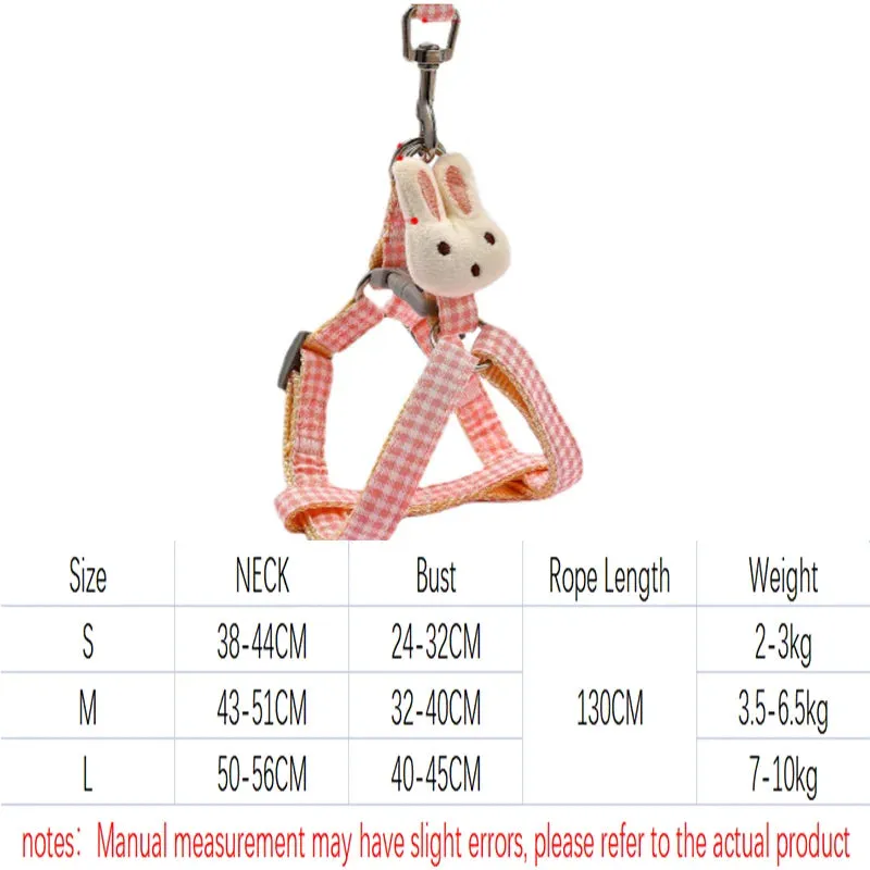 Small 'Bunny' Dog Harness