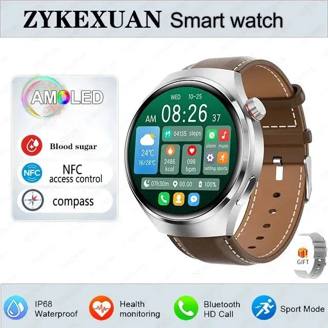 Smartwatch 1.6 inch HD Screen BT Call Compass NFC Waterproof Smart