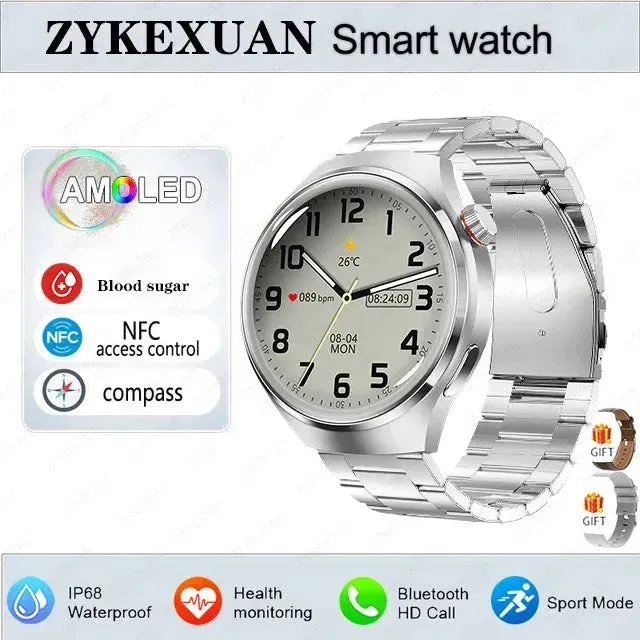 Smartwatch 1.6 inch HD Screen BT Call Compass NFC Waterproof Smart