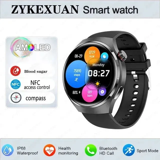 Smartwatch 1.6 inch HD Screen BT Call Compass NFC Waterproof Smart