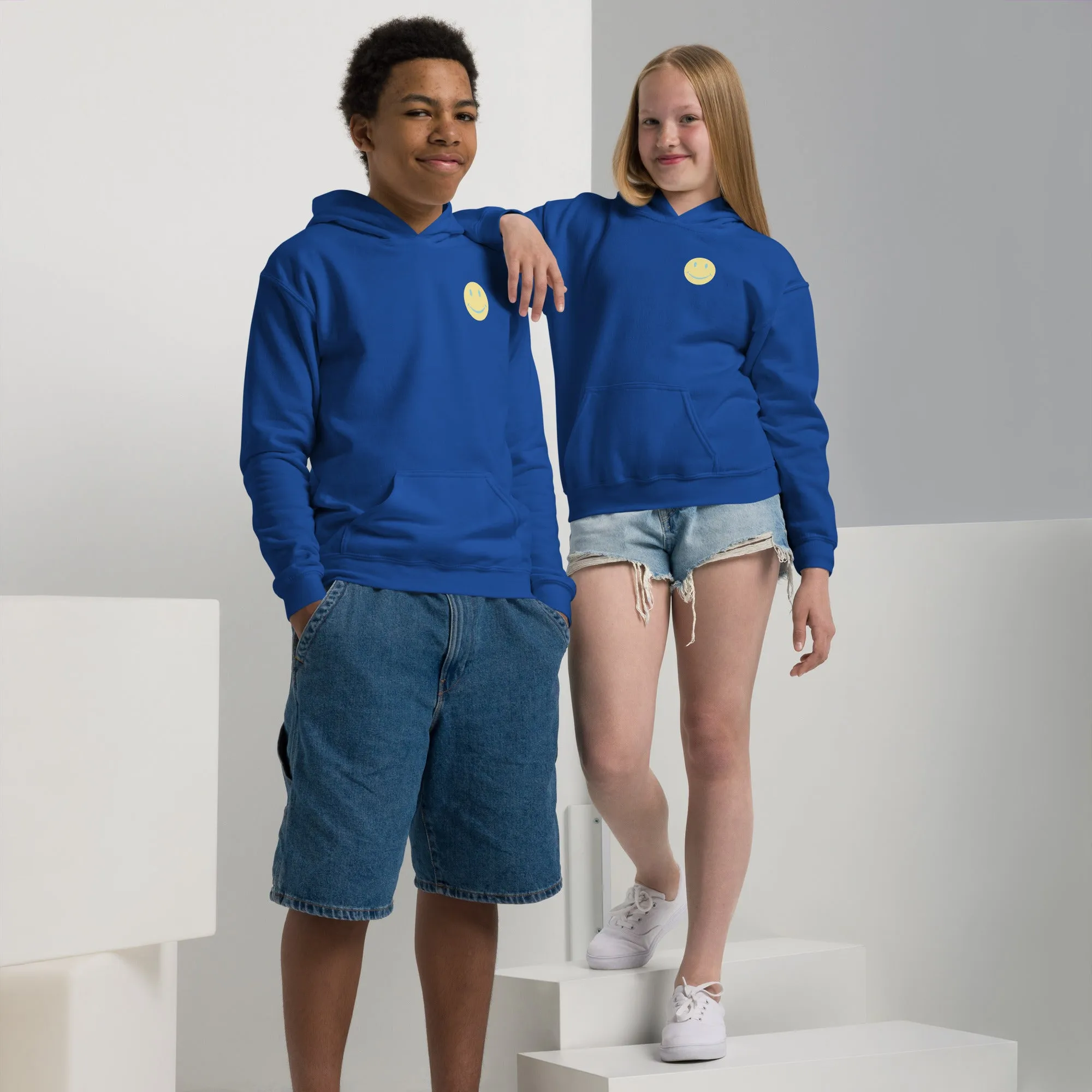 Smile Happy Campers Youth heavy blend hoodie