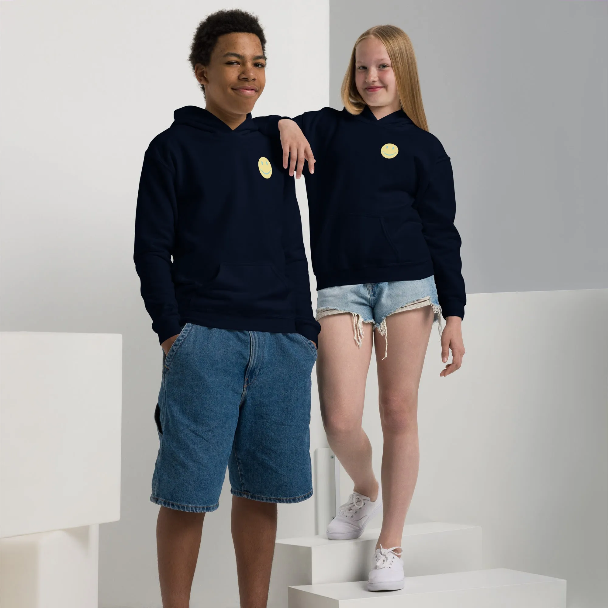 Smile Happy Campers Youth heavy blend hoodie