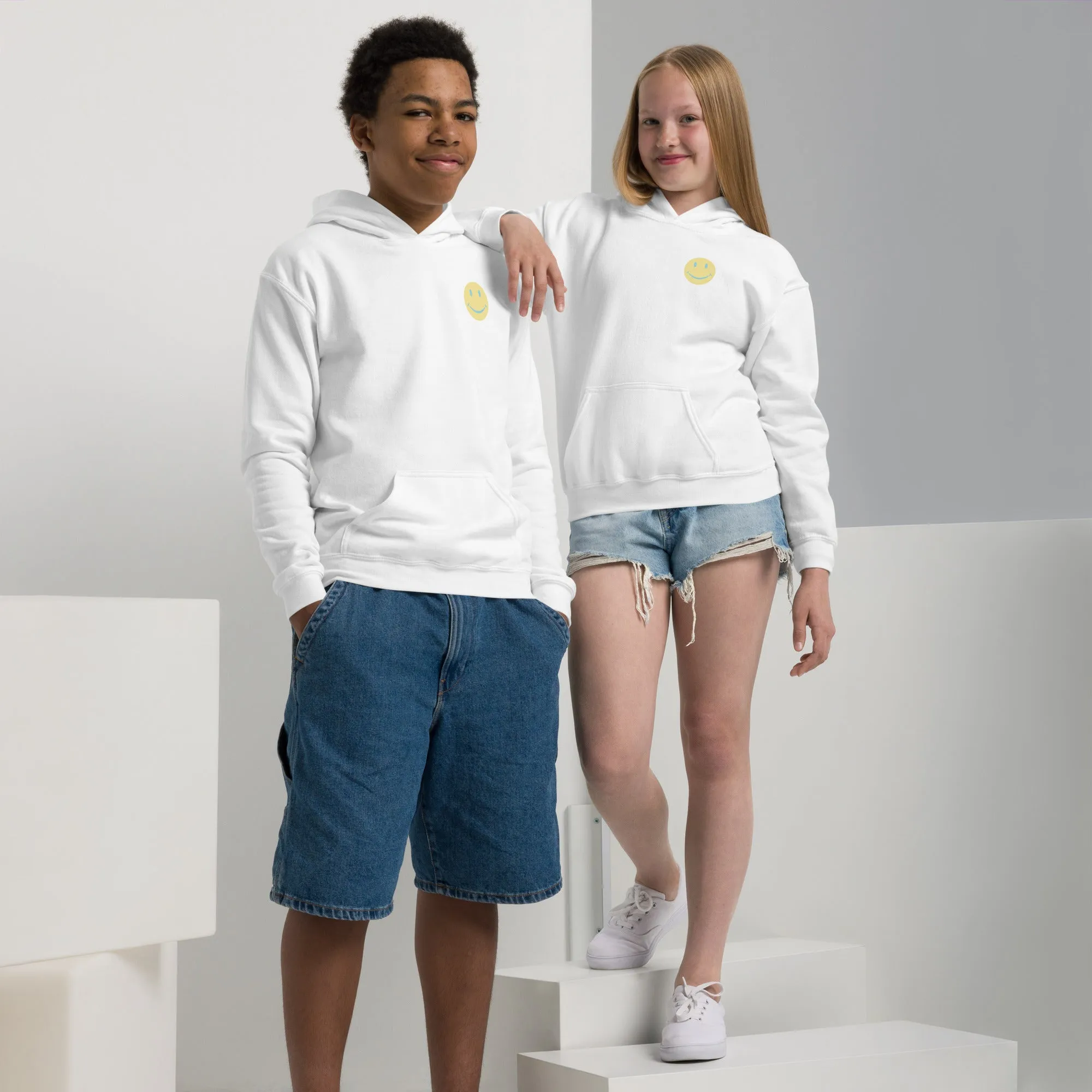 Smile Happy Campers Youth heavy blend hoodie