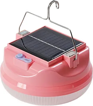 Solar Camping Lamp, High-Capacity Rechargeable Light with 6000Mah Battery, Abs Build, Touch Control, Ideal for Outdoors and Emergency