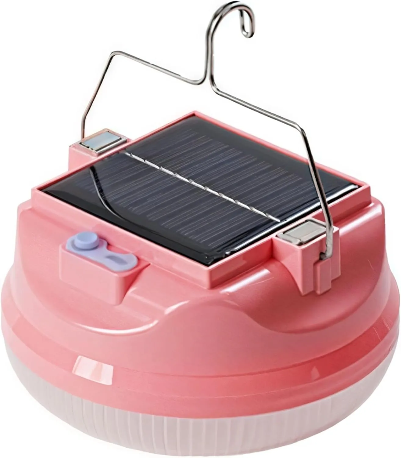 Solar Camping Lamp, High-Capacity Rechargeable Light with 6000Mah Battery, Abs Build, Touch Control, Ideal for Outdoors and Emergency