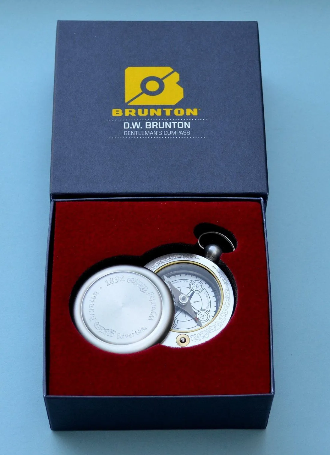 Stanley London Engravable Brunton Gentleman's Pocket Compass
