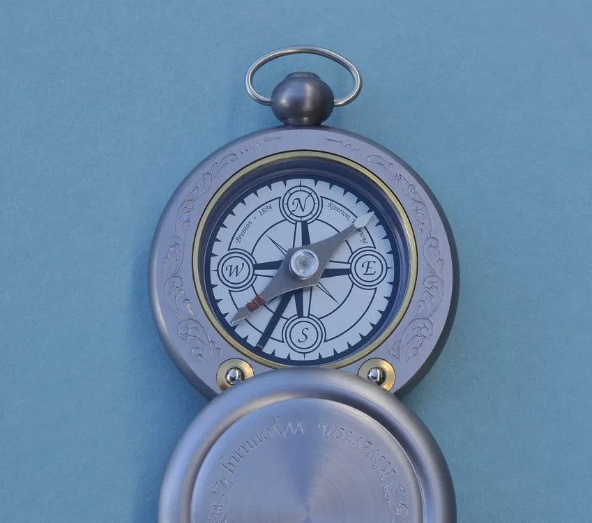 Stanley London Engravable Brunton Gentleman's Pocket Compass