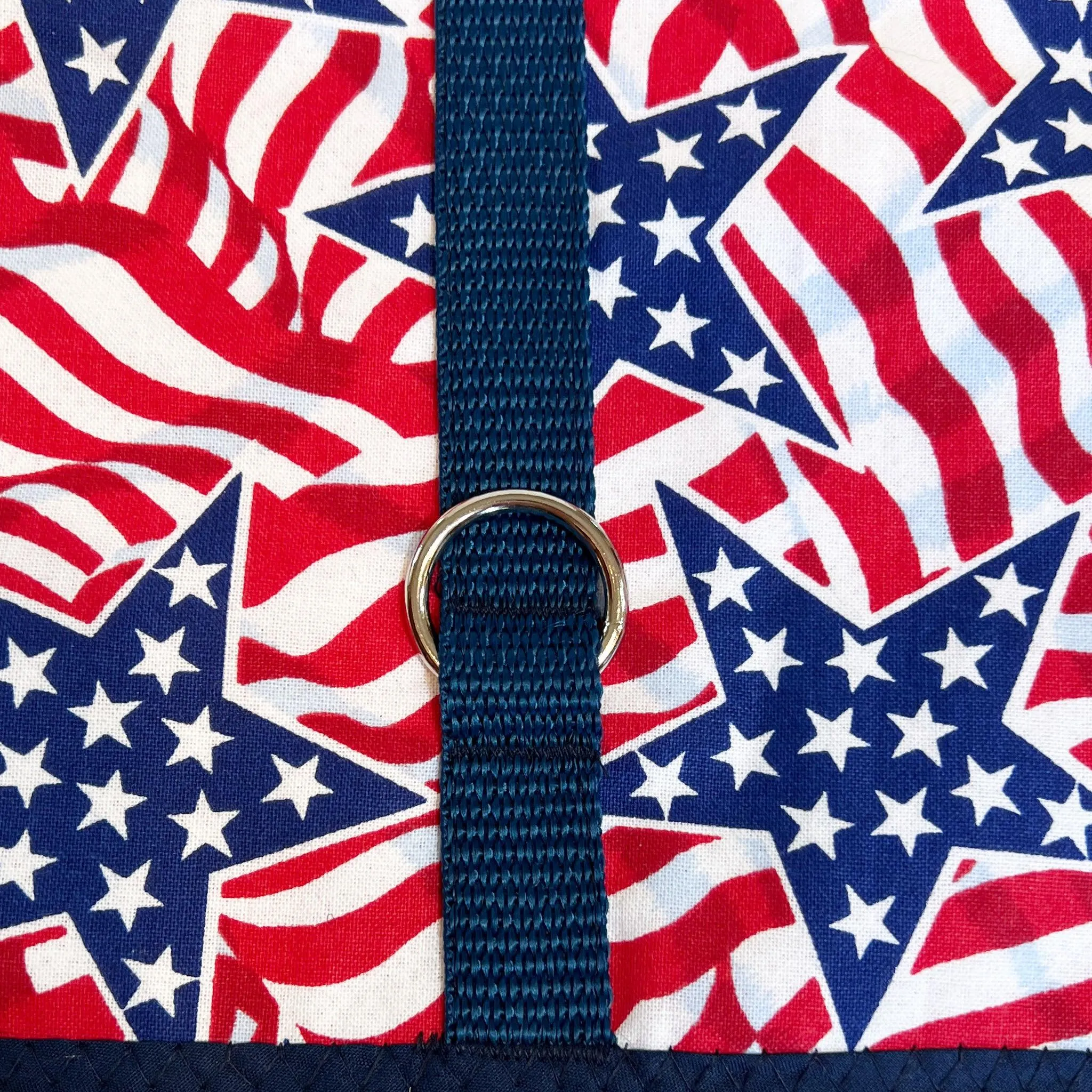 Stars and Stripes July 4th Print Dog Vest Harness