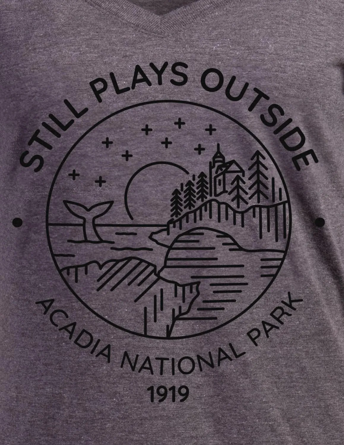 Still Plays Outside | Funny Cool Camping Hiking Camp Hike Women Outdoors Shirt Top