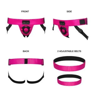 Strap On Me Leatherette Curious Harness - Multiple Colors