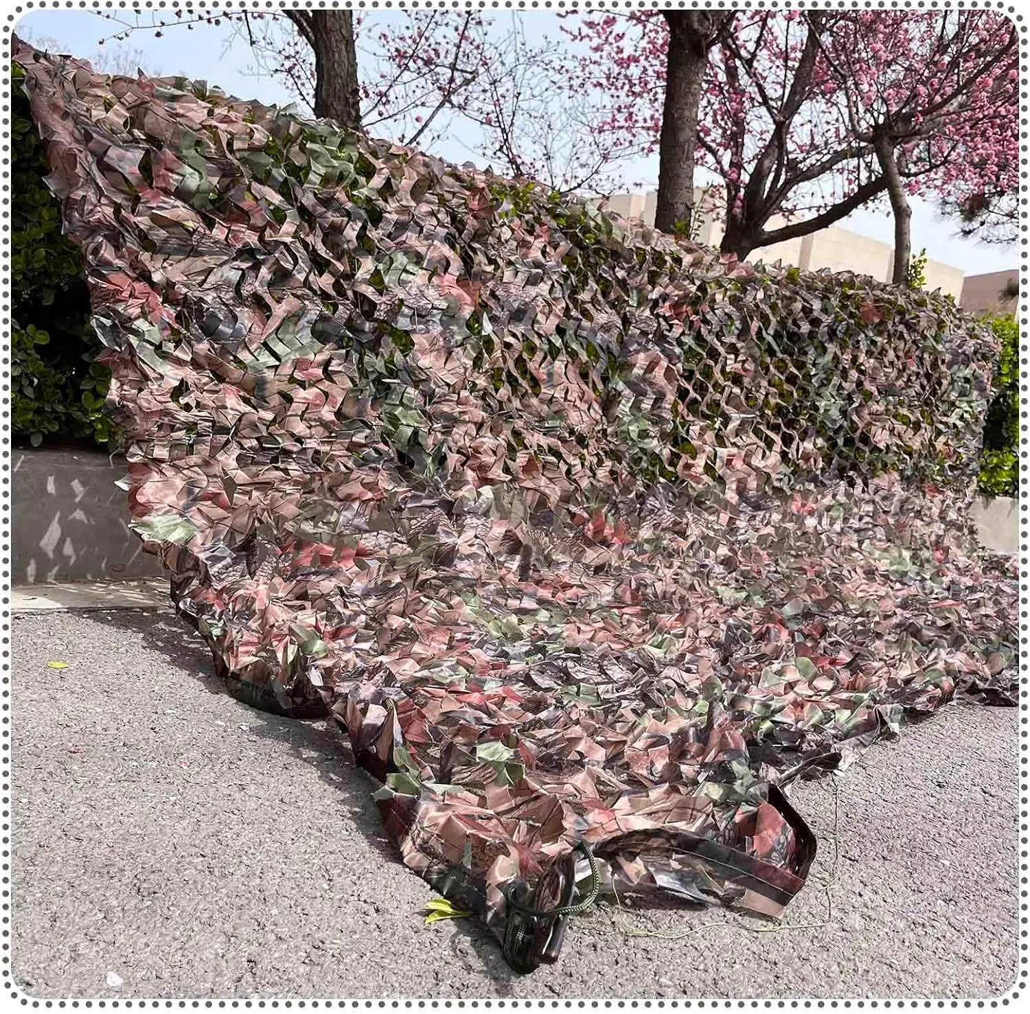 Sunscreen Camouflage Net, Hunting Camo Netting, 1.5x3/2x4/3x5/4x6/5x8m Military Camouflage Shade Netting, for Pergola/Patio/car Cover,cp-2x5m/6.6 * 16.4ft