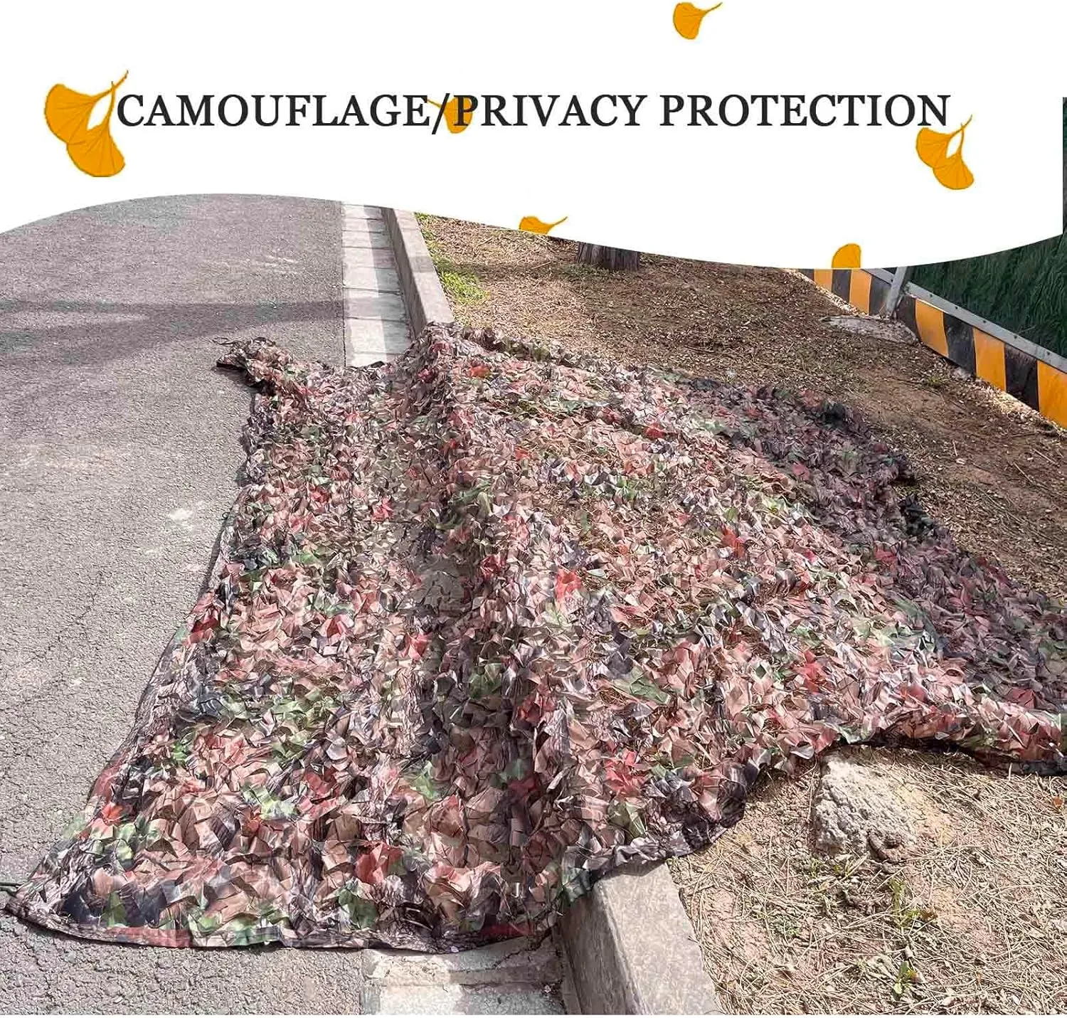Sunscreen Camouflage Net, Hunting Camo Netting, 1.5x3/2x4/3x5/4x6/5x8m Military Camouflage Shade Netting, for Pergola/Patio/car Cover,cp-2x5m/6.6 * 16.4ft