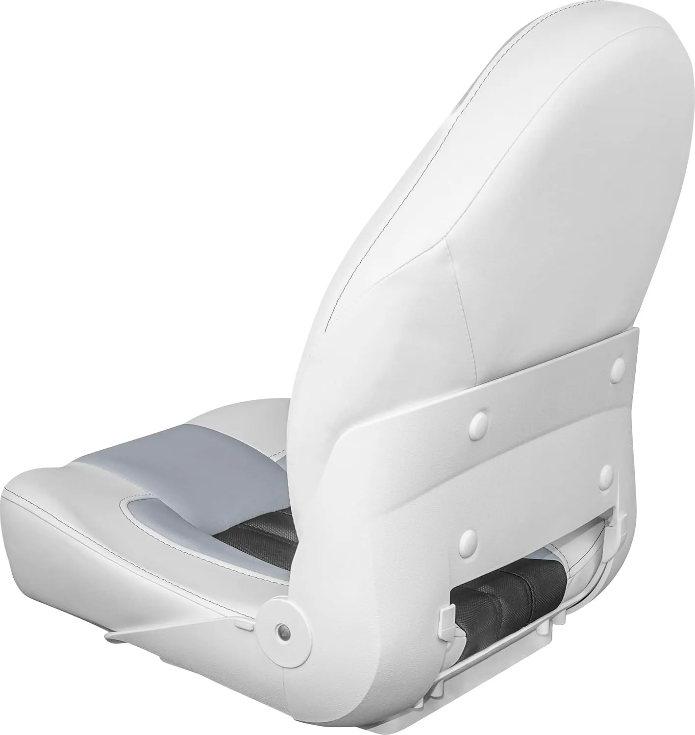 Tempress ProBax Orthopedic Folding High Back Boat Seat (White/Gray/Carbon)