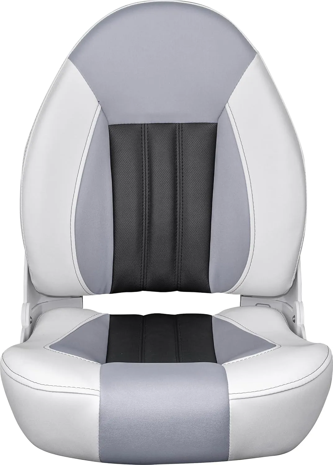 Tempress ProBax Orthopedic Folding High Back Boat Seat (White/Gray/Carbon)