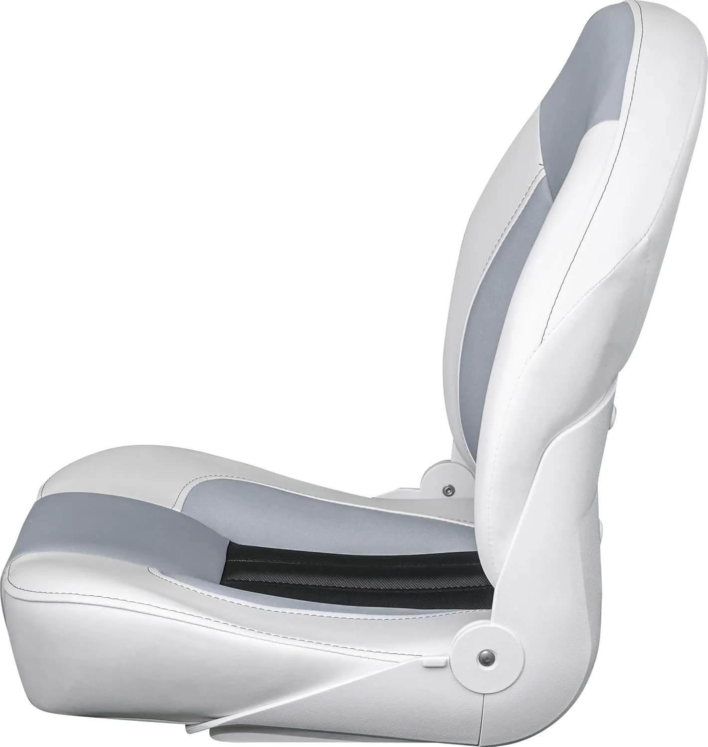 Tempress ProBax Orthopedic Folding High Back Boat Seat (White/Gray/Carbon)