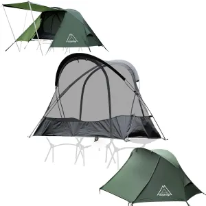 TENPLAY Cot Tent,Camping Tent,Backpacking Tent,3 Way Tent,Solo Tent,1 Person,Quick Setup,70D Nylon,pu5000mm,UV Cut,7001 Aluminium,Ultralight,Compact,Outerdoor,Hiking,Travel,Mountaineering