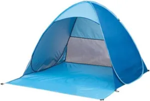 Tents for Camping Quick Automatic Opening Beach Tent Sun Shelter Tent Shade Lightwight Pop Up Open for Outdoor Camping Fishing (Color : Burgundy), Blue