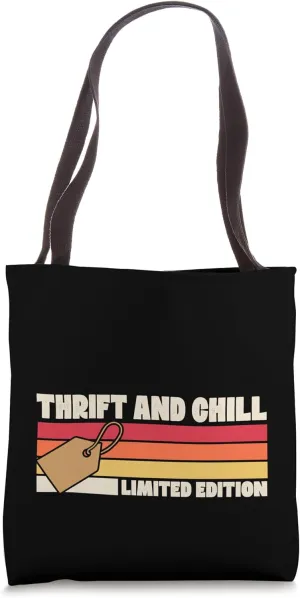 Thrift And Chill Limited Edition Retro 70s Camp Style Tote Bag