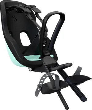 Thule Yepp Nexxt 2 Mini - Front Mounted Child Bike seat - Lightweight & Breathable seat - Adjustable footrests & footstraps - Fast Mount System - 5 Point Harness System - Magnetic childproof Buckle