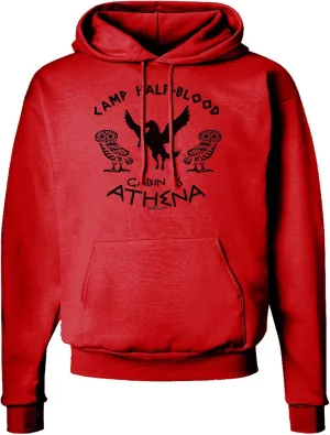 TOOLOUD Camp Half Blood Cabin 6 Athena Hoodie Sweatshirt Hooded Pullover Pockets