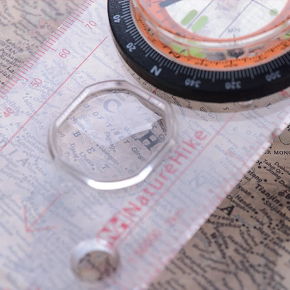 Transparent Compass Direction Guide