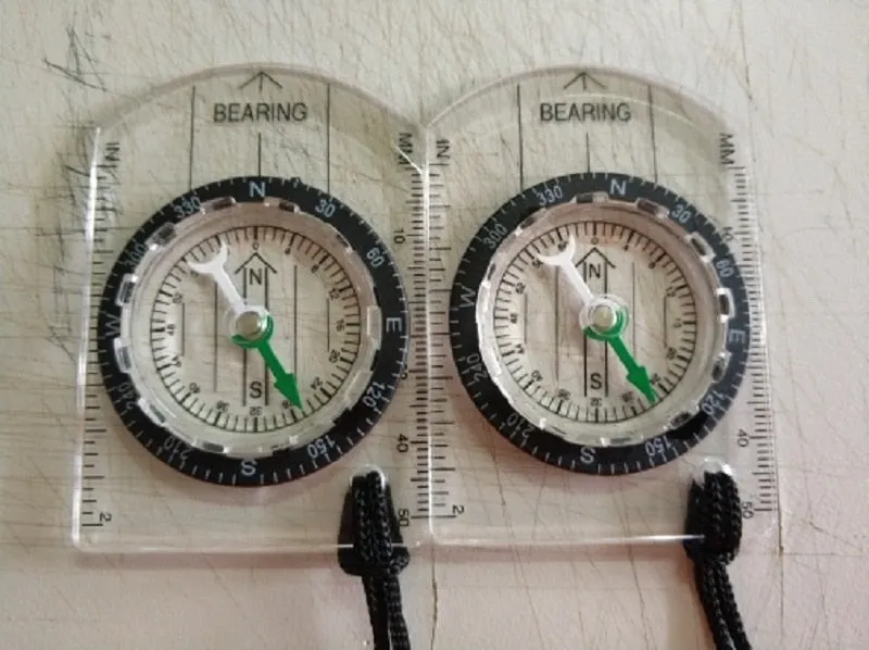 Transparent Plastic Compass