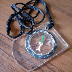 Transparent Plastic Compass