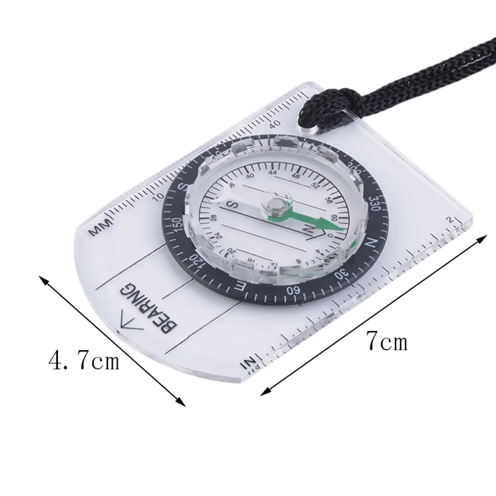 Transparent Plastic Compass