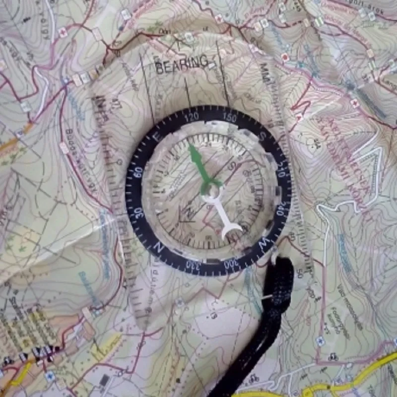 Transparent Plastic Compass