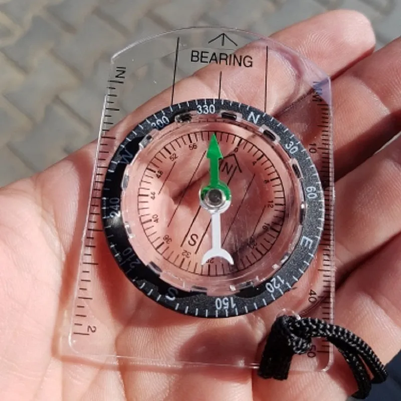 Transparent Plastic Compass