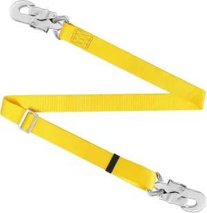 Trsmima Hunting Safety Harness, Tree Climbing Belt Restraint Lanyards, Safety Adjustable Lanyard, Add Level