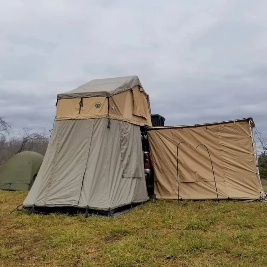 Tuff Stuff Overland Awning Shelter Room w/ PVC Floor, 280G Material, 6.5'x8'