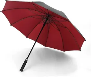 Umbrella Windproof Large Golf Umbrella Oversized Canopy Vented Stick Umbrella Waterproof Automatic Open Stick Umbrella for Rain and Sun Umbrella