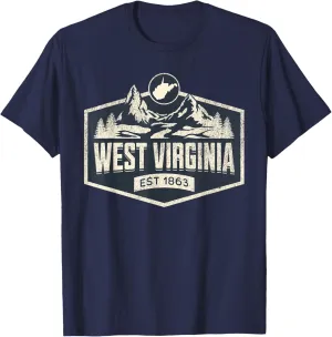 Unisex-Adults Blue Small Map T-Shirt