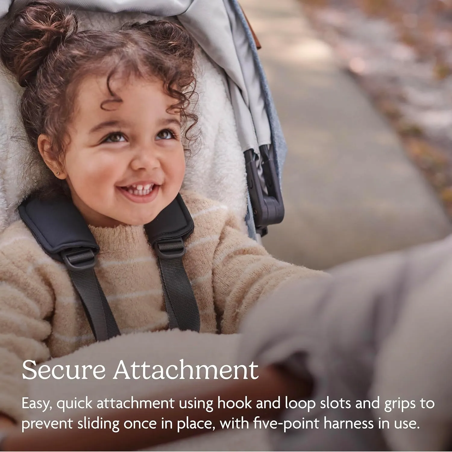 UPPAbaby CozyGanoosh Footmuff - Easily Attaches to UPPAbaby Strollers   RumbleSeat - Ultra-plush, Weather-Proof - Winter Stroller Cover - Gwen (Green Mélange)