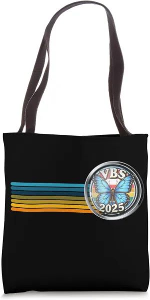 VBS 2025 Magnified Vacation Bible School Butterfly VBS Team Tote Bag