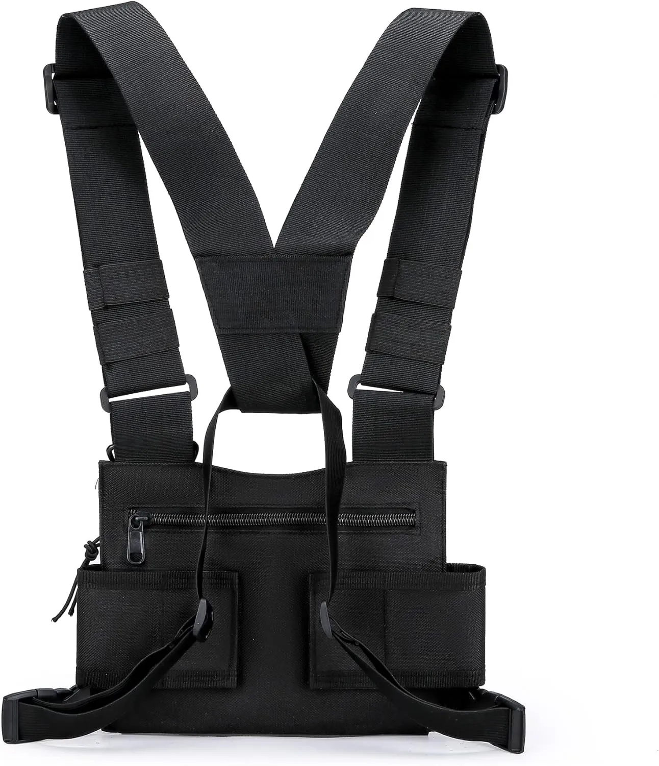 Versatile Chest Bag Vest Rig For Two Way Radio Walkie Talkie Hands Freely Chest Pack