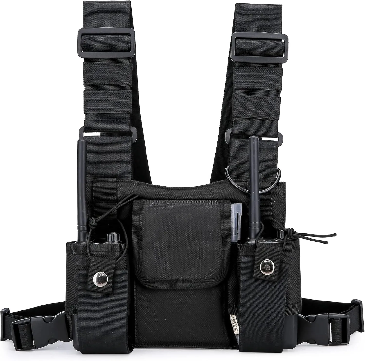 Versatile Chest Bag Vest Rig For Two Way Radio Walkie Talkie Hands Freely Chest Pack