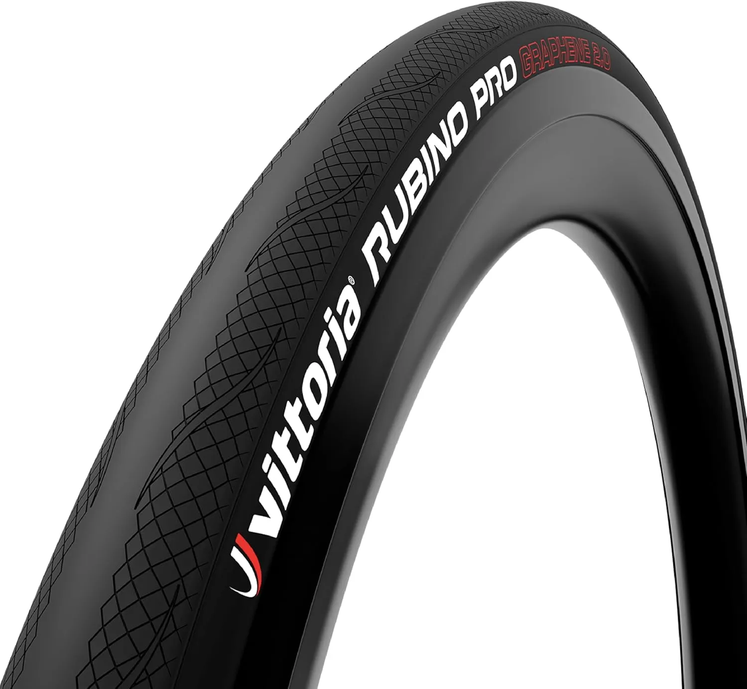 Vittoria Rubino Pro Tubeless-Ready - Black - 3C Graphene for Minimized Resistance - 150 TPI Nylon Casing for Higher Durability & Longer Lasting Tires - Anti-Punture Belt