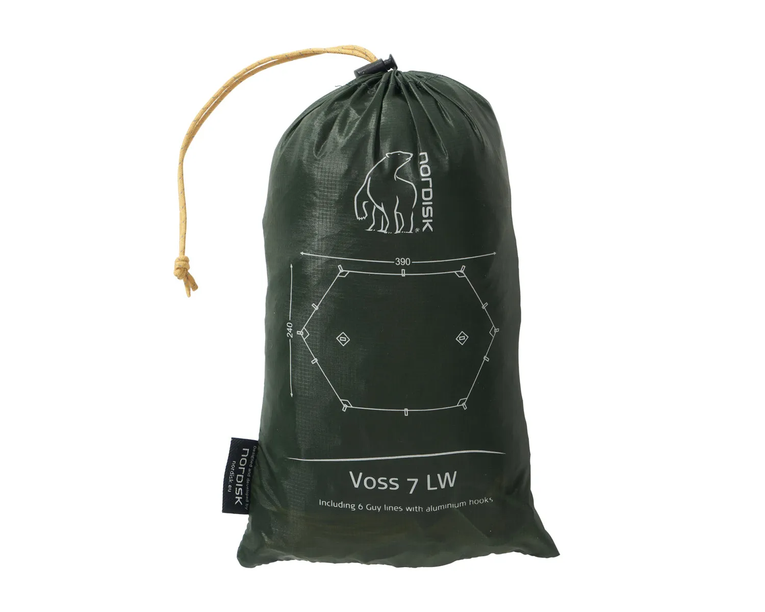 Voss 7 LW Multi Tarp - 7 m² | Forest Green